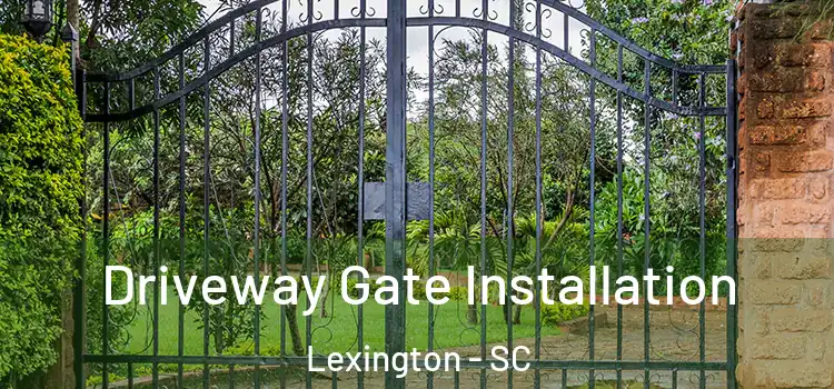  Driveway Gate Installation Lexington - SC